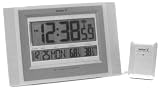 Equity Time USA 87310 Atomic Wall Clock with Indoorand Wireless Outdoor Temperature