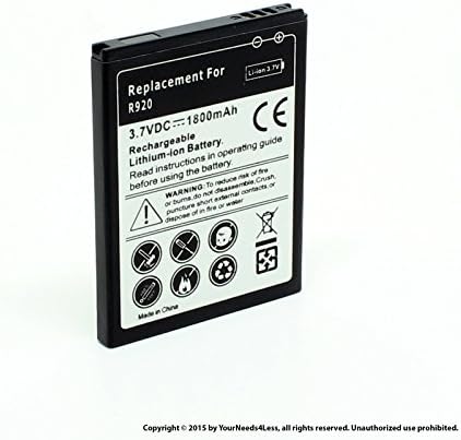 YN4L® 1800mAh battery for Samsung Galaxy Attain 4G; R920 (MetroPCS)