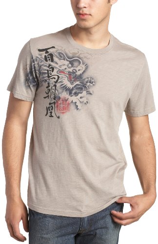 Lucky Brand Men's Air Brush Dragon Tee