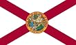 Valley Forge Nylon Florida State Flag, measures 3-Foot x 5-Foot