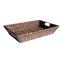 Woven Tray - Brown