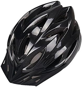 Road/mountain Bike Helmet,bicycle Adult Helmet Breathable Secure Unisex (Carbon Black)