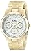 XOXO Women's XO5512 Horn Color Bracelet with Gold Case Watch