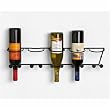 Wall Mount 5-Bottle Wine Rack - Black