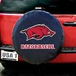 Arkansas Razorbacks NCAA Spare Tire Cover (Black)