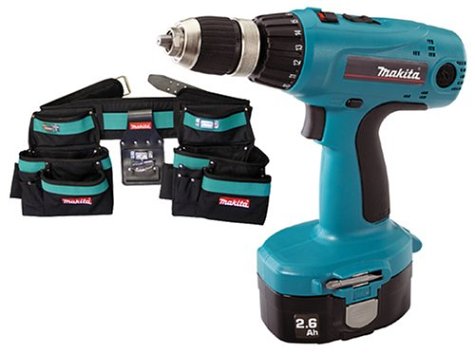 Makita 6347DWDEX1 18 Volt 1 2-Inch MForce Driver-Drill Kit with Heavy Duty Tool Belt and Bags