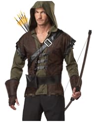 California Costumes Mens Robin Hood Adult, Olive/Brown, Small