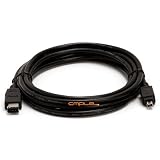 Cmple - IEEE-1394 FireWire iLink DV Cable 6P-4P M/M -10ft (BLACK)