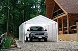 ShelterLogic 12-Feet Super Max Canopy Accessories Enclosure Kit, White, 12 x 26-Feet