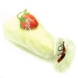 Gift Wrapped Sliced Cake Dessert Hand Towels Wash Cloth Home Gift Set Vanilla color with Strawberry Magnet