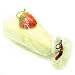 Gift Wrapped Sliced Cake Dessert Hand Towels Wash Cloth Home Gift Set Vanilla color with Strawberry Magnet