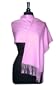 100% Pashmina Mauve / lt Violet / Lavender Shawl Wrap. Woman's Scarf.