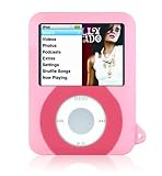 iPod Nano Silicone Case Package for Apple 3rd Generation. Silicon Skin Cover Incl. Screen Protector and Armband. Compatible With Nike+iPod 3G 4G 8G 4 GB 8 GB