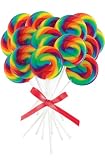 Discounts Mini Rainbow Spiral Lollipops by CE