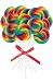 Mini Rainbow Spiral Lollipops (16) Party Supplies