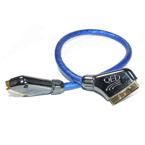 QED Silver Reference AV2110 1metre Scart to Scart Lead