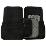 Review Streetwize  / Car, 4x4, MPV Universal Non-Slip Carpet Mat Set - 4pce Black