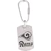 Team Titanium St. Louis Rams Titanium Key Ring Size: One Size