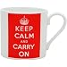 Keep Calm And Carry On Mug Large