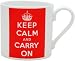 Keep Calm And Carry On Mug Large