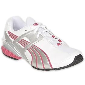 Buy PUMA Ladies Elevation Running Shoe, White Pink by PUMA