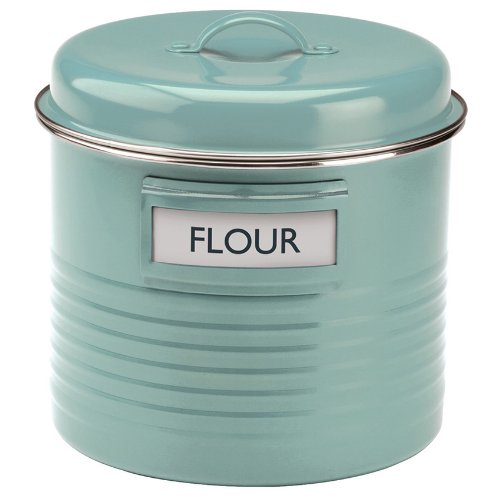 Typhoon Vintage Kitchen Tea/Coffee/Sugar Canisters, Summer House Blue