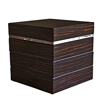 Lazy Susan Ebony Stacked Jewelry Box