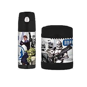 Thermos Star Wars: Clone Wars FUNtainer Beverage Bottle and Food Jar by