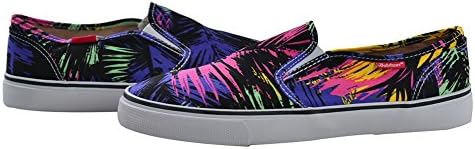 Babihaus Men's Canvas Stylish Pattern Casual Slip-On Loafer US 10.5