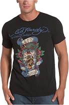 Ed Hardy Men's Short Sleeve Life Is A Gamble Basic T-Shirt