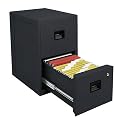 Sentry 6000B 17-1/4 by 23-1/4 by 28-Inch Fire-Safe 2-Drawer Insulated Vertical File, Black