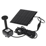 Smart Solar Power Fountain Pool Water Pump Garden Pond Watering Panel