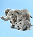 Mom and Baby Elephant Realistic Yomiko Stuffed Animal Plush Elephant Mothers Day Gift by Russ Berrie