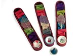 Selection of Incense Cones and a Burner Dish in Wodden Gift Box (6cm x 4cm)