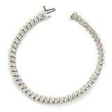 Sterling Silver 1/10 cttw Diamond 