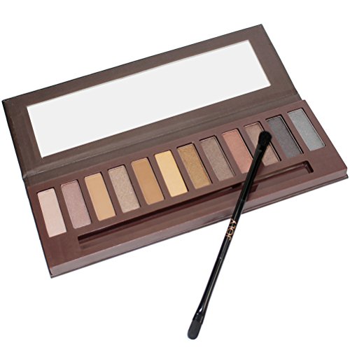 Joly Cosmetic 12 Color NK1 NK2 NK3 Eyeshadow Eye Shadow Palettes Makeup Brushes (NK1)