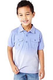 Pure Cotton Washed Polo Shirt