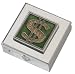 Dollar Sign Gold Small Pill Box - Polished w/Mirror