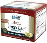 ThreeLac 3lac 1 Box (60 Packets per Box) Candida Probiotic Defense by Global Health Trax