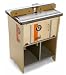 Tools & Hardware : Bench Dog 40-087 ProMAX Complete Cast Iron Router Table With Router Table Fence & Cabinet