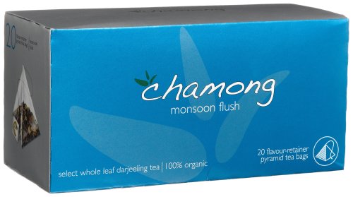 Chamong Darjeeling Tea Bags, Monsoon Flush, 20-Count Boxes (Pack of 3) by Darjeeling Teas
