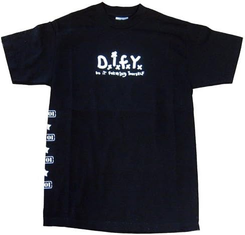 NHOI - Never Heard of It - D.I.F.Y. T-shirt, Size: Medium, Color: Black