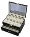 41C7xLpl65L. SL75  Diplomat Black Wood Twenty Watch Storage Chest with