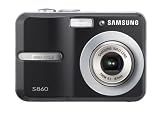 Samsung S860 Digitalkamera (8 Megapixel, 3-fach opt Zoom, 2,4" Display) in schwarz - 