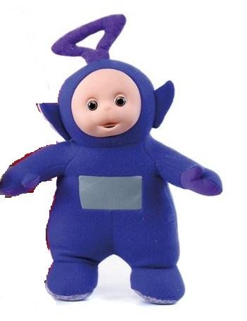 Peluche Telutubbies Vert Dipsy 52 cm debout