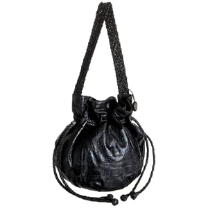 The SAK Indio Leather Drawstring Shoulder Bag