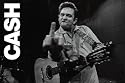 Johnny Cash Giving the Finger San Quentin Concert Poster