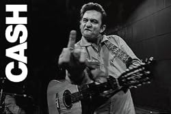 Johnny Cash (Middle Finger 2) Music Poster Print - 24" X 36"