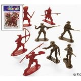 12-pc Cowboy and Indian Toy Figures 