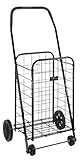 Duro-Med Folding 15 x 17 x 36 Shopping Cart, Black